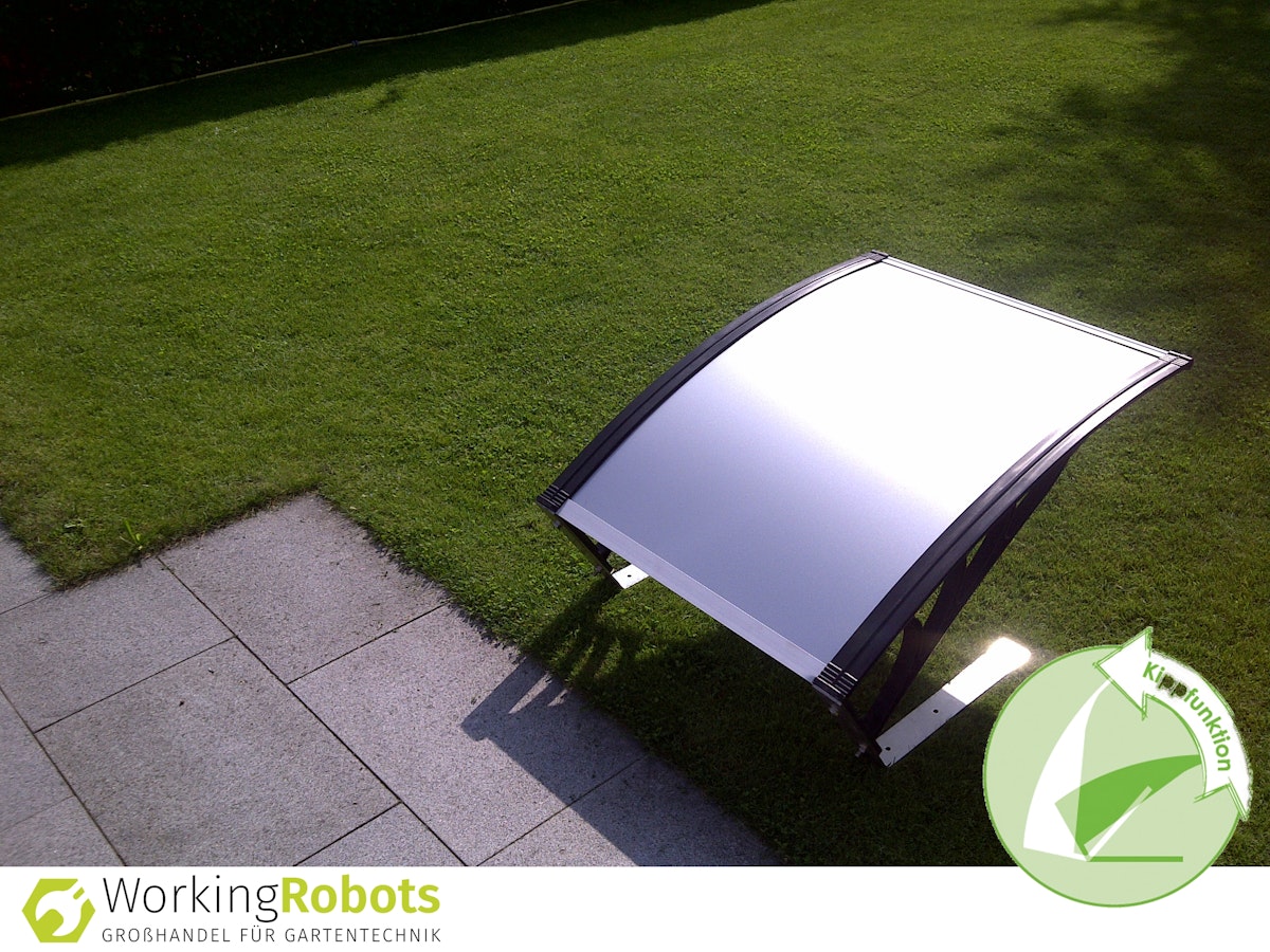 Working Robots Mower-Dach mit Kippfunktion-silbergrau Working Robots Mower-Dach mit Kippfunktion-silbergrau von Working Robots