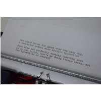 Sonderfarben Erhältlich - Brother 220 Schreibmaschine in Marineblau Professionell Gewartet Garantiert Schnelle Lieferung von WorkingTypewriters