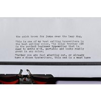 Sonderfarben Erhältlich - Lilac Brother 220 Schreibmaschine Professionell Gewartet Garantiert Schnelle Lieferung Sonderfarben Erhältlich - Lilac Brother 220 Schreibmaschine Professionell Gewartet Garantiert Schnelle Lieferung von WorkingTypewriters