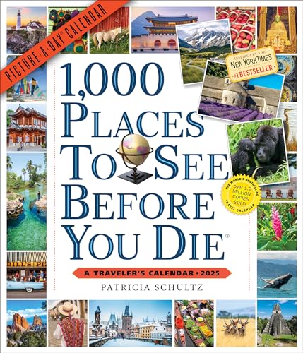 1,000 Places to See Before You Die Picture-A-Day® Wall Calendar 2025: A Traveler's Calendar von Workman Calendars