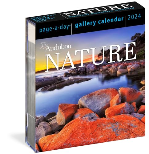 Audubon Nature Page-A-Day Gallery Calendar 2024: The Power and Spectacle of Nature Captured in Vivid, Inspiring Images von Workman Publishing