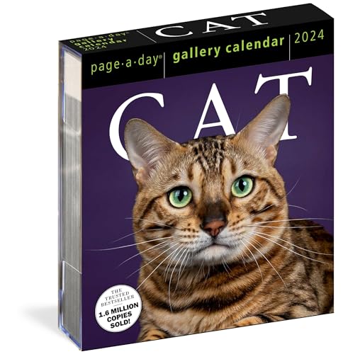 Cat Page-A-Day Gallery Calendar 2024: A Delightful Gallery of Cats for Your Desktop von Workman Publishing