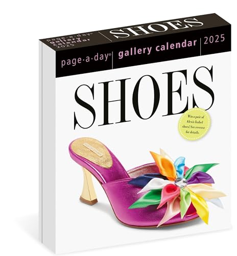Shoes Page-A-Day® Gallery Calendar 2025: Everyday a New Pair to Indulge the Shoe Lover's Obsession von Workman Calendars