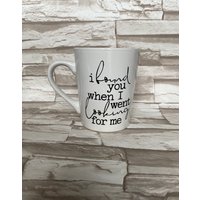 Ich Fand Dich, Als Ich Mich Suchte, Paar - Zwillingsflamme Kaffeetasse von WorksofPanglossian