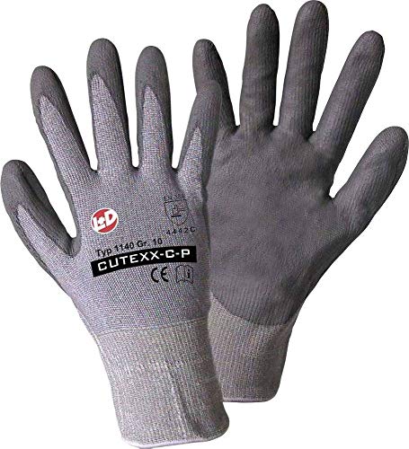 L+D CUTEXX-C-P 1140-8 Nylon Schnittschutzhandschuh Groeße (Handschuhe): 8, M EN 388 CAT II 1 Paar von Worky