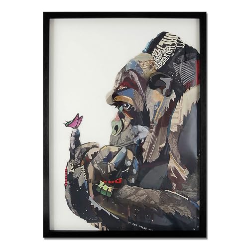 World Art Gorilla mit Schmetterling World Art Gorilla mit Schmetterling von World Art