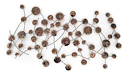 World Art TW60897 Composizione di cerchi Metallrahmen und Skulpturen, Metall, mehrfarbig, H72 x L126 x S5 cm World Art TW60897 Composizione di cerchi Metallrahmen und Skulpturen, Metall, mehrfarbig, H72 x L126 x S5 cm von World Art