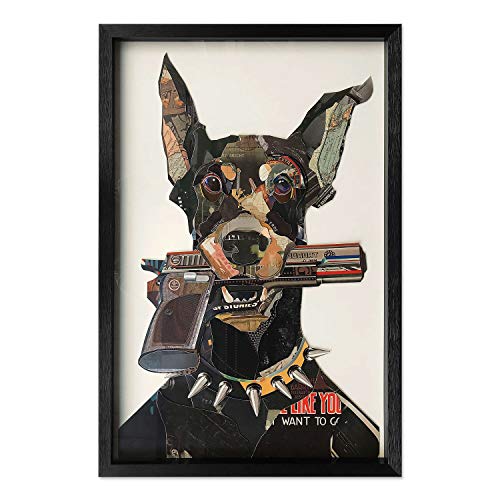 World Art Dobermann beißt eine Pistole World Art Dobermann beißt eine Pistole von World Art