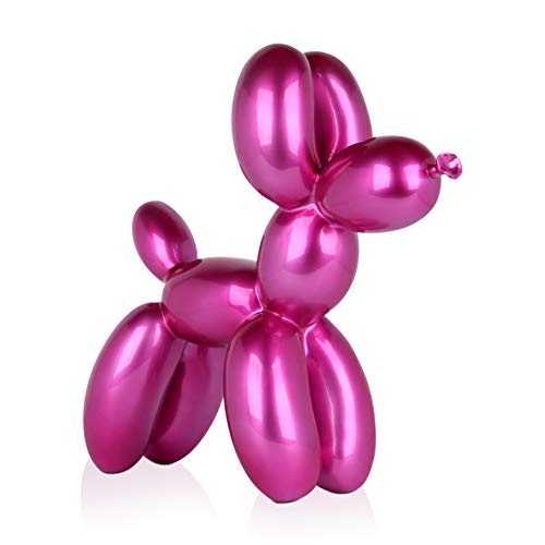 World Art TW60809 Dog balloon Harzskulpturen, Harz, Mehrfarben, 46 x 50 x 18 cm von World Art