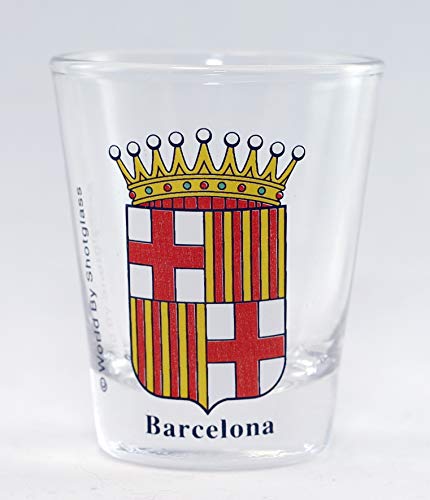 Barcelona, Espagne Blason Verre à Shot von World By Shotglass