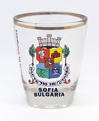 Bulgarie Sofia Verre à Shot von World By Shotglass