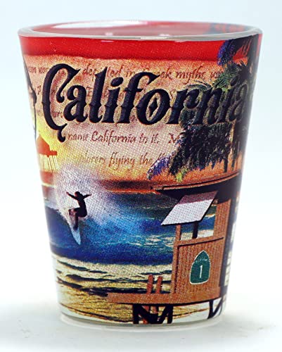 California Stempeldesign Schnapsglas von World By Shotglass