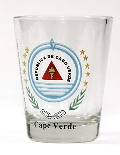 Cap-Vert Comores Blason Verre à Shot von World By Shotglass