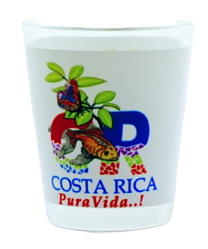 Costa Rica Pura Vida Schnapsglas von World By Shotglass