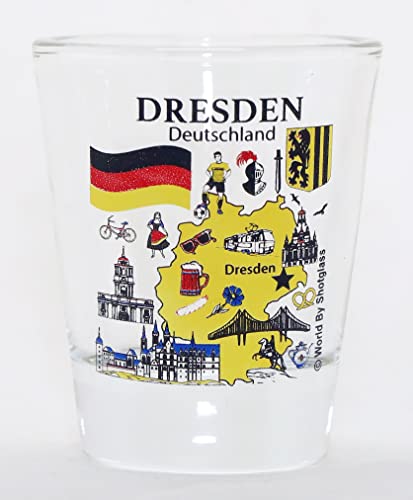 Dresden Germany Schnapsglas Großdeutsche Städte Kollektion von World By Shotglass