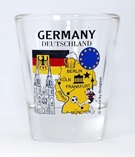 Germany EU Series Landmarks and Icons Shot Glass by World by Shotglass von World By Shotglass