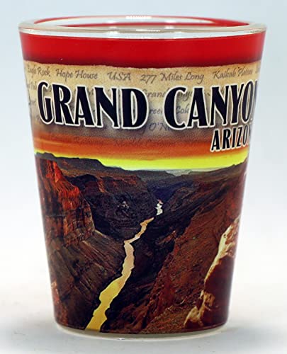 Grand Canyon Arizona Stempeldesign Schnapsglas von World By Shotglass