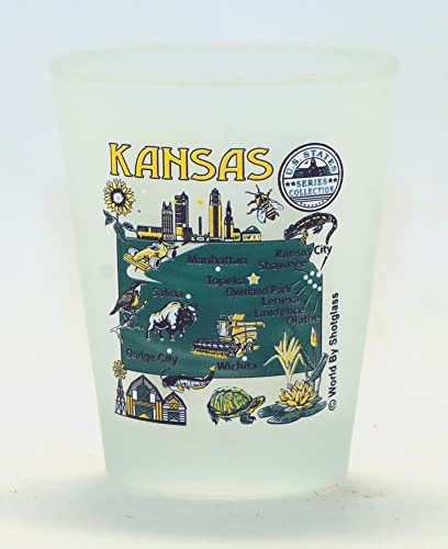 Kansas US States Series Collection Schnapsglas von World By Shotglass