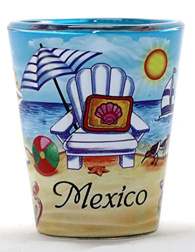 Mexique Chaise de plage Verre à liqueur von World By Shotglass