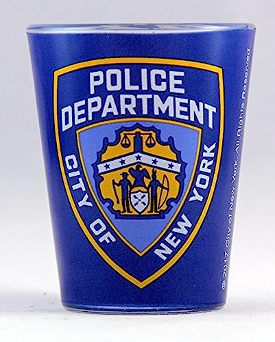 NYPD New York City Police Department Blue Schnapsglas von World By Shotglass