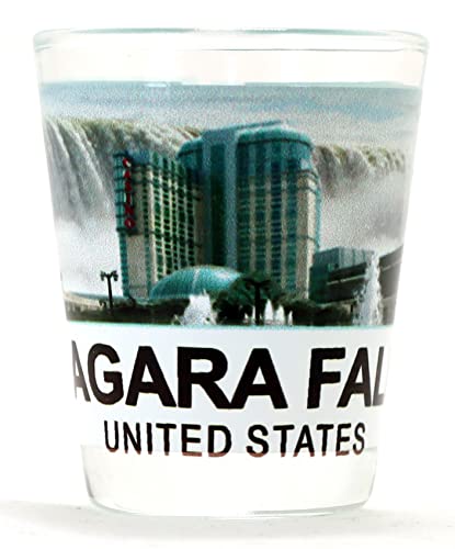 Niagara Falls United States Color Photo Shot Glass by World By Shotglass von World By Shotglass