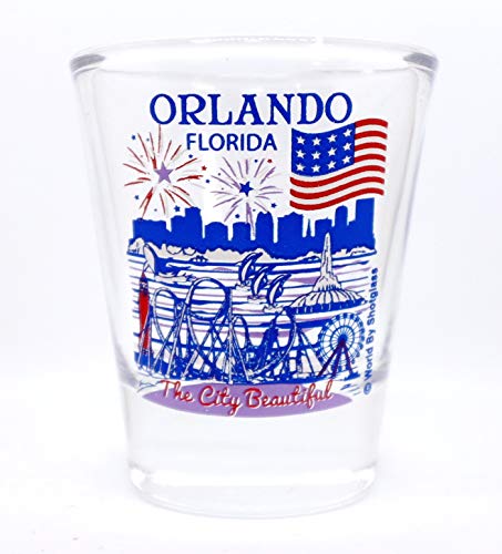 Orlando Florida Schnapsglas aus der Great American Cities Collection von World By Shotglass