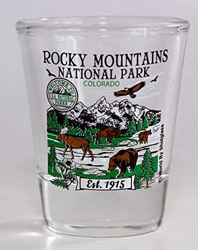 Rocky Mountains Colorado National Park Collection Schnapsglas von World By Shotglass