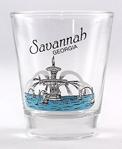 Savannah Georgia Forsyth Park Schnapsglas von World By Shotglass