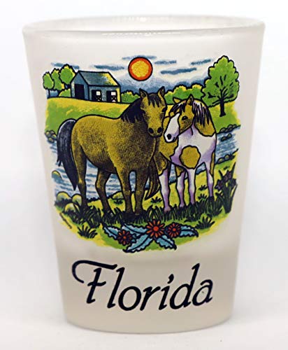 Schnapsglas Florida Horses Sammler-Souvenir Schnapsglas Florida Horses Sammler-Souvenir von World By Shotglass