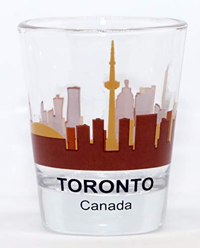 Toronto Canada Sonnenuntergang Skyline Schnapsglas von World By Shotglass