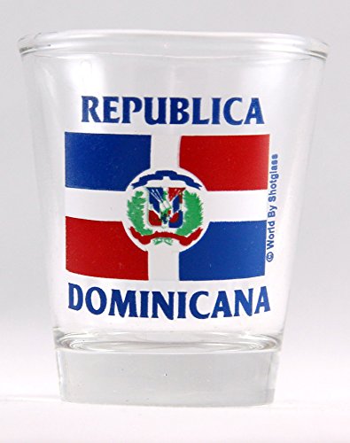 Verre à liqueur Motif drapeau de la République dominicaine von World By Shotglass