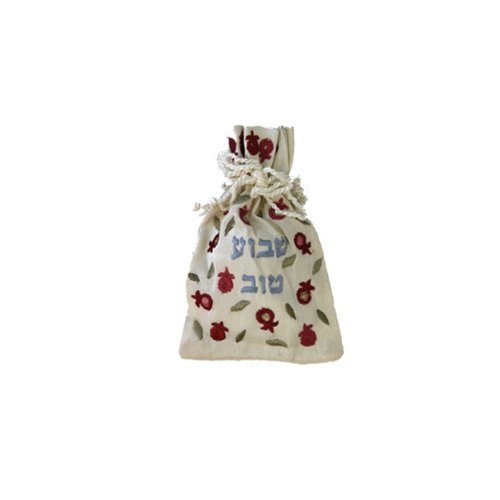 Yair Emanuel Embroidered Spice Bag - Shavuah Tov von World Of Judaica