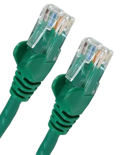 World of Data® CAT6-Netzwerk-Kabel, weiß – hochwertig (100% Kupferdraht) – RJ45 – Ethernet – Patch – LAN – 10/100/1000 – Gigabit grün grün 1,5 m von World of Data