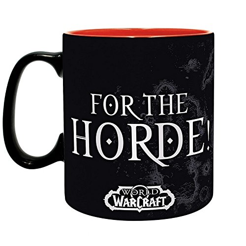 World of Warcraft - Keramik Tasse Riesentasse 460 ml - for The Horde - Logo - Geschenkbox von World of Warcraft