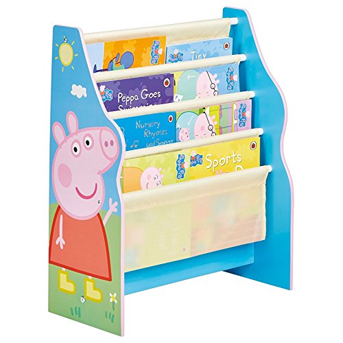 Worlds Apart Peppa Pig Büchergestell, Holz, Blue, 23 x 51 x 60 cm von Worlds Apart