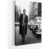 James Dean Legende Zu Fuß Nyc New York City Straßen Mit Kamera Movie Set Druck Auf Leinwand, Schwarz Und Weiß James Dean Legende Zu Fuß Nyc New York City Straßen Mit Kamera Movie Set Druck Auf Leinwand, Schwarz Und Weiß von WorldsBestCanvas