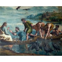 Raphael Es The Miraculous Draft Of Fishes | Ca. 1515-1516 Leinwand Kunstdruck von WorldsBestCanvas