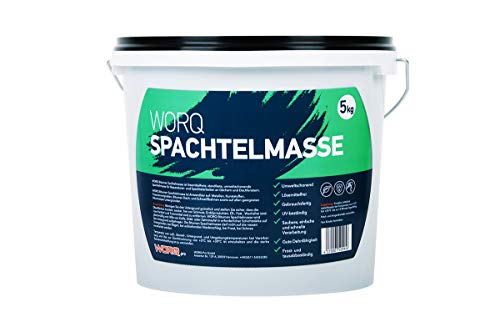 WORQ Bitumen Spachtelmasse- Bitumendichtmasse für Reparatur und Abdichtungsarbeiten auf dem Dach und Dachfenster von Worq Pro