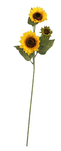 Worth Imports Künstliche Sonnenblumen-Spray mit Blättern, 88,9 cm, 3 Stück von Worth Imports