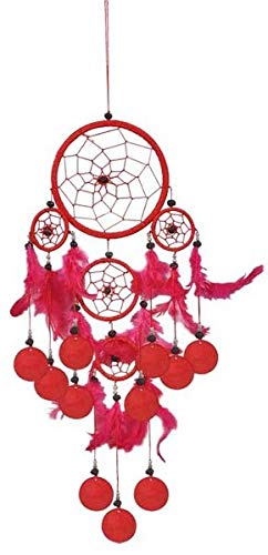 Woru Dreamcatcher Nylon mit Capisscheiben (Rot) von Woru