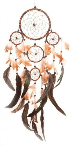 Woru Dreamcatcher Batik - Traumfänger Ø 14 cm & 4 x klein von Woru