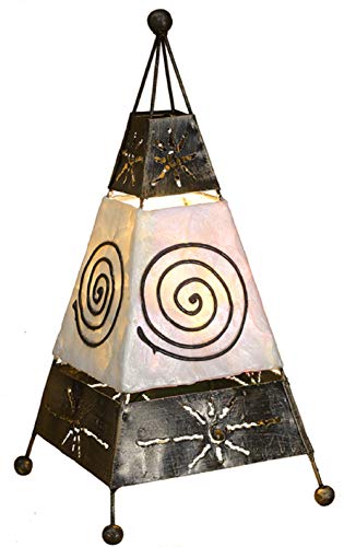Leuchte CARLO 40 cm - Deko-Lampe, Stimmungsleuchte, Tischlampe von Woru