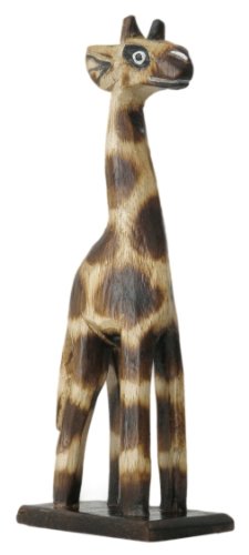 Woru Holz-Giraffe Deko-Giraffe, Grösse:ca. 20 cm von Woru