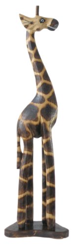 Woru Holz-Giraffe Deko-Giraffe, Grösse:ca. 60 cm von Woru