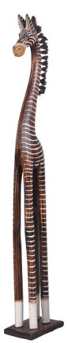 Woru Holz-Zebra Deko-Zebra in 3 Größen, Grösse:ca. 60 cm von Woru
