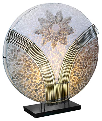 Woru Tischlampe Luzie - Runde Lampe in 30 cm oder 40 cm erhältlich, Deko-Leuchte, Stimmungsleuchte von Woru