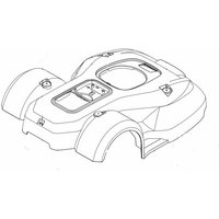 Hauptabdeckung ORIGINAL WORX Mähroboter WG795E TYPE2 - WG792E von Worx