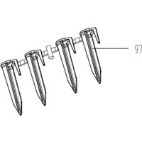 ORIGINAL WORX WR130E Robotermäher Spike-Set 130 Stück von Worx