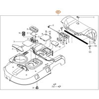 ORIGINAL WORX Mähroboter WR141E Obere Abdeckungsbaugruppe von Worx