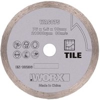 WORX WA6075 Diamantschleifscheibe für minischleifer WX801 (76 mm) 21.000 U/min Endlosband Ideal zum Fliesenlegen von Worx